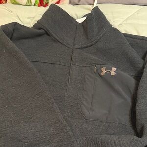 Under Armour Charcoal Quarter-Zip Fleece